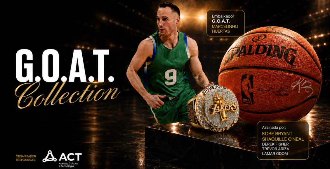 Embaixador da Campanha G.O.A.T Collection - MARCELINHO HUERTAS
