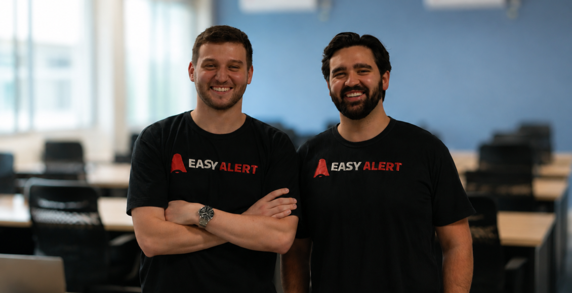 Fundadores Easy Alert, Iago Sartor e Fernando Zomer, encontraram desafios na manutenção predial, criaram uma solução e hoje atendem 2 mil edifícios em 22 estados.