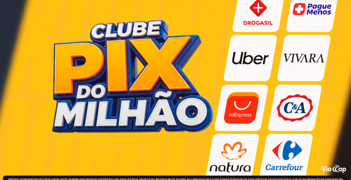 Clube de Benefícios Pix do Milhão é um dos exemplos de ecossistema de vantagens, experiências e recompensas.