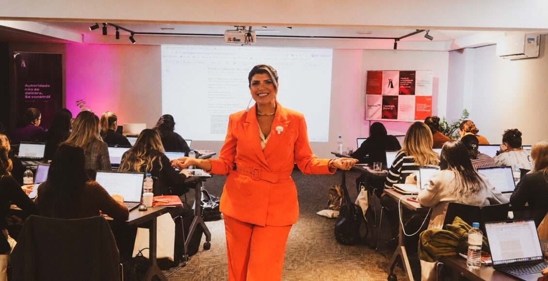 Anndrêa Franco, da Work In, ajuda mulheres empreendedoras a ocuparem as cadeiras de poder.