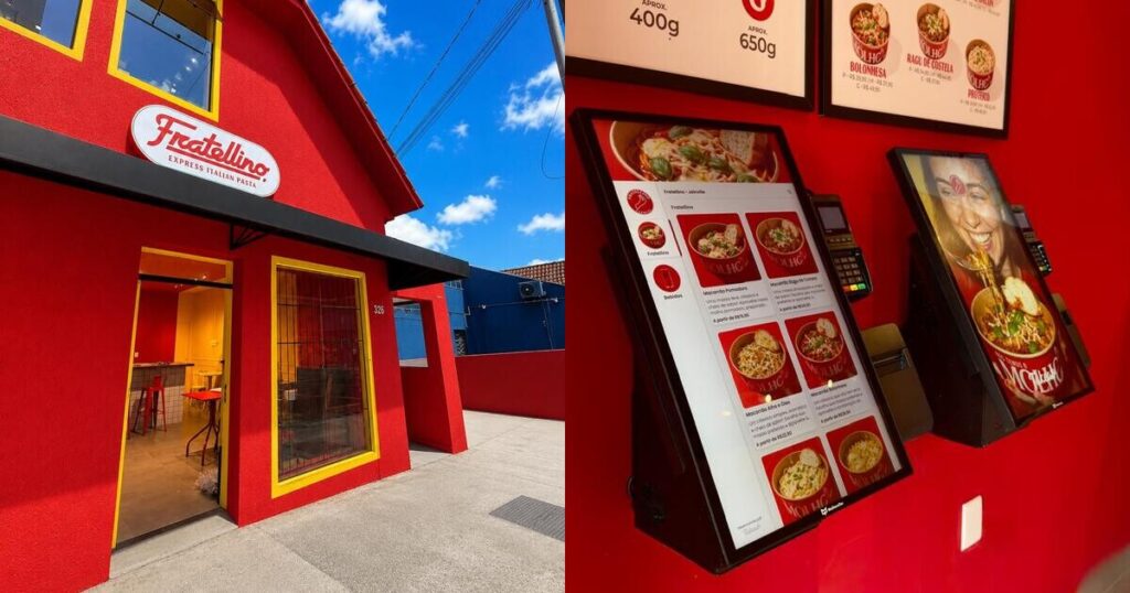 Fratellino usa o fast food express para ter clientes satisfeitos com uma loja compacta, cardápio curto e produção centralizada fora do ponto de venda.